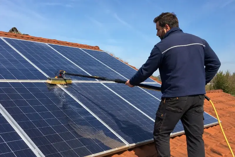 Nettoyage et entretien de panneaux solaires à Agonès